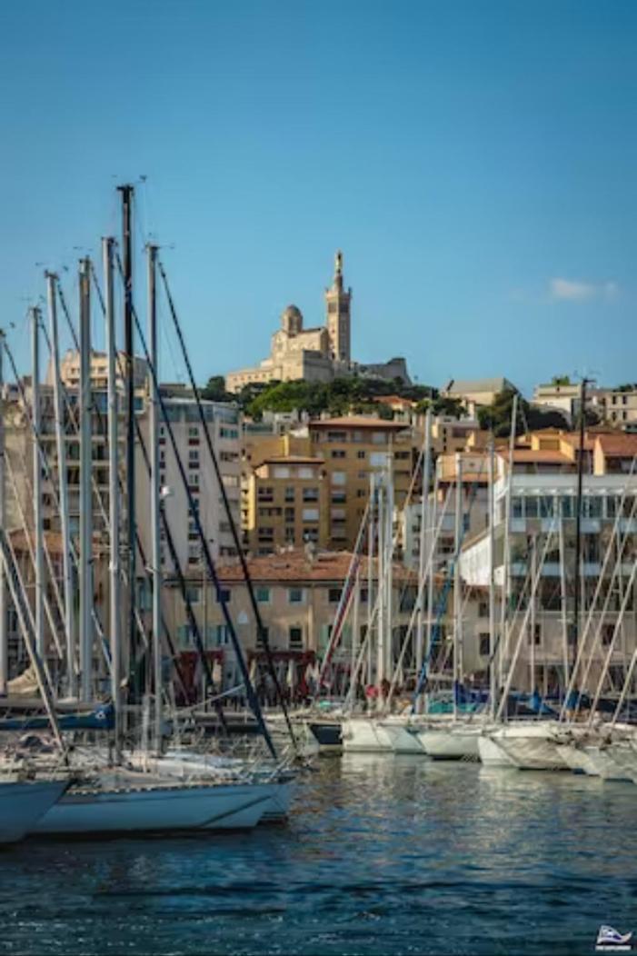 Terrasse Vue Mer & Quartier Historique Vieux Port Marsella Exterior foto